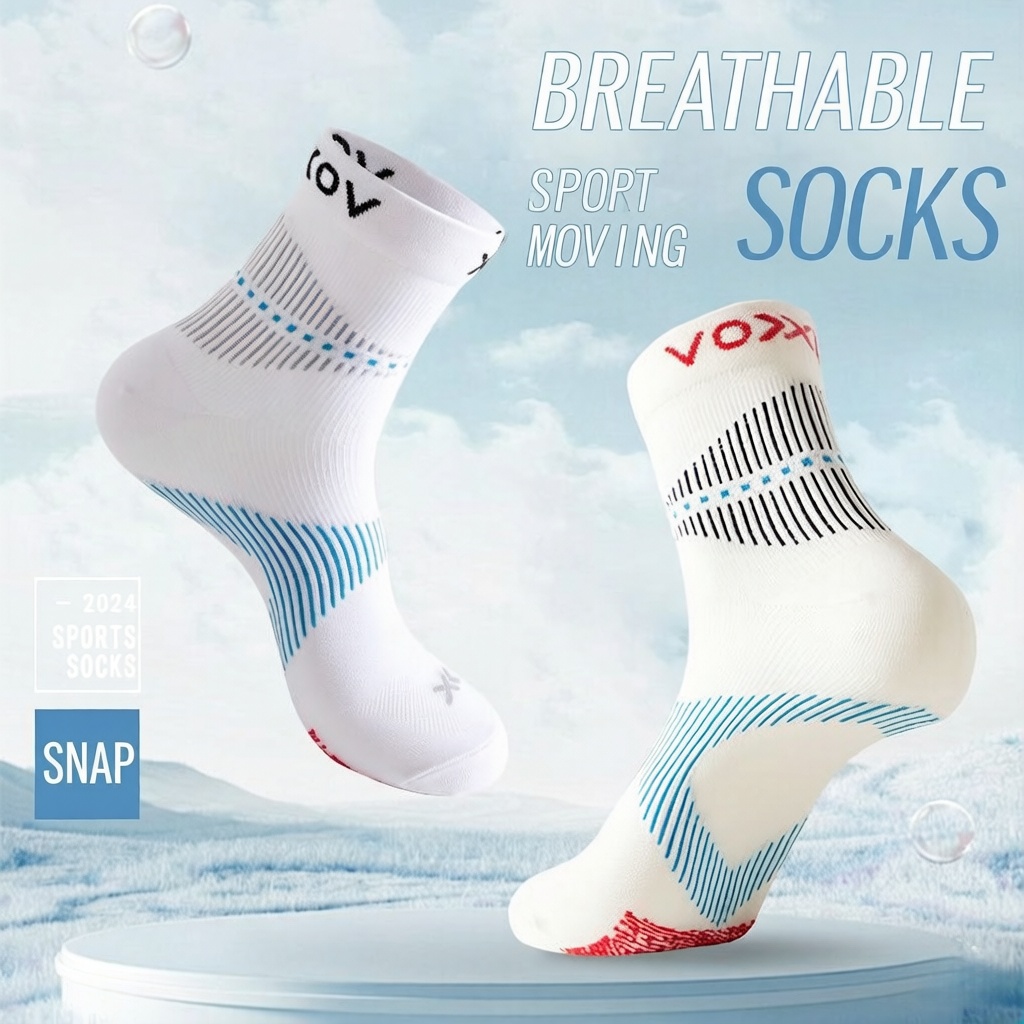 WRELS 1/2/3 Pairs Running Spor - огляд і ціна Athletic Sock Cushion