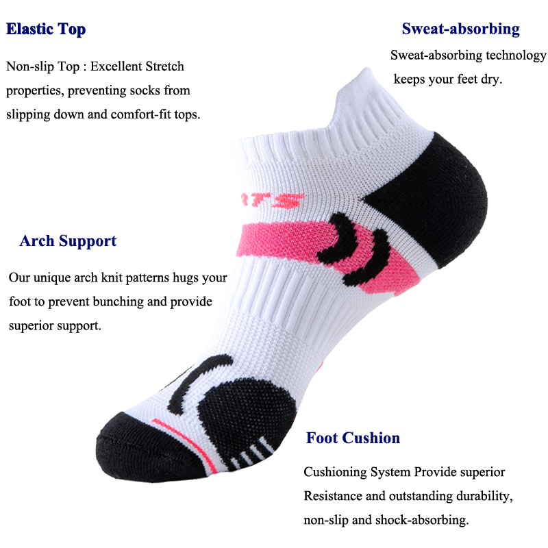 WRELS 1/2/3 Pairs Athletic Soc - огляд і ціна Athletic Sock Cushion