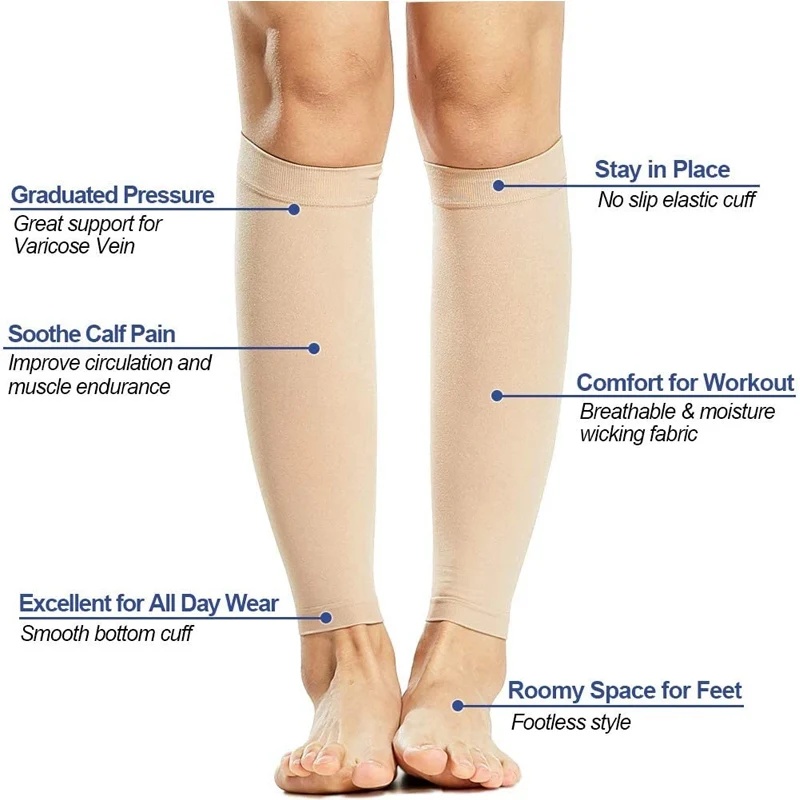 Footless Calf Compression Slee - огляд і ціна Compression Sock Medical